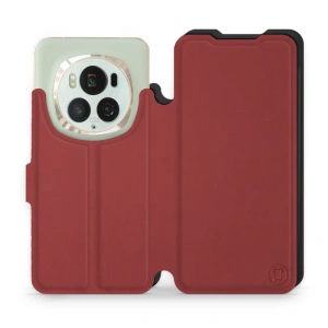 Phone Case Huawei Honor Magic6 Pro - Design Dark Red with Black