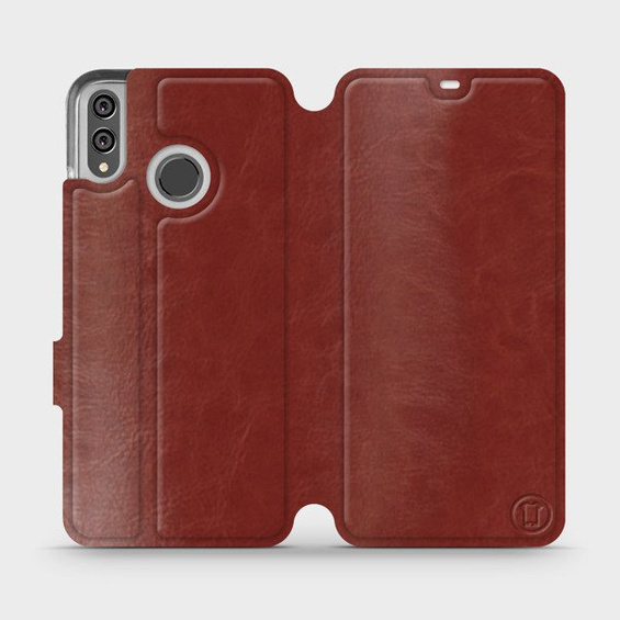 Phone Case Huawei Honor 8X - Design Brown&Orange