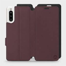 Phone Case Sony Xperia 10 II - Design Burgundy with Black