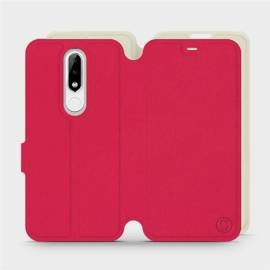Phone Case Nokia 5.1 Plus - Design Red with Platinum