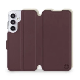 Phone Case Samsung Galaxy A55 5G - Design Burgundy with Platinum