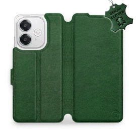 Phone Case OPPO A40M - Design Green Leather