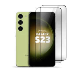 2er Set Panzerglas Clear für Samsung Galaxy S23