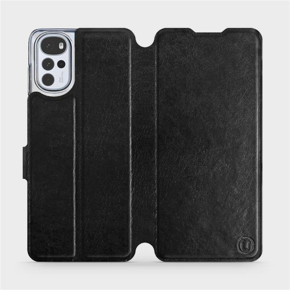 Phone Case Motorola Moto G22 - Design Black&Orange