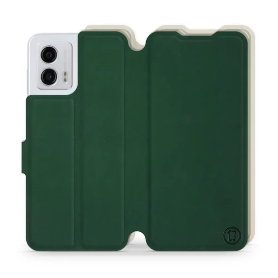 Phone Case Motorola Moto G53 5G - Design Green with Platinum
