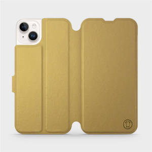Hülle für Apple iPhone 14 Plus - Farbe Gold&Gray