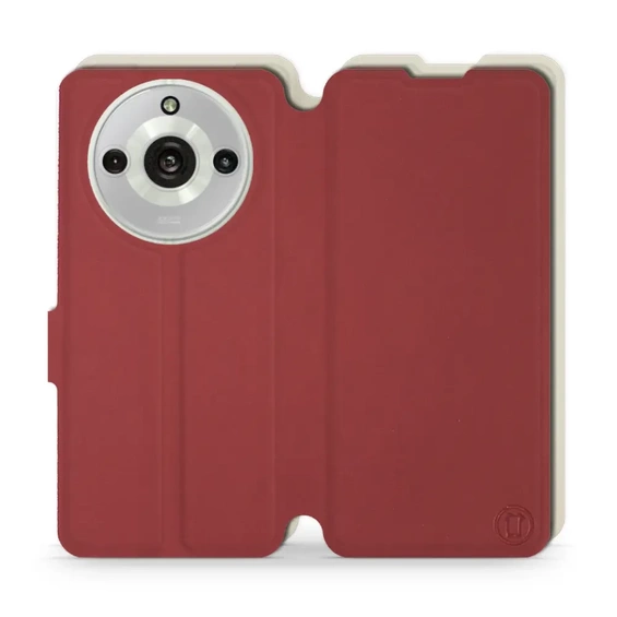 Phone Case Realme 11 Pro - Design Dark Red with Platinum