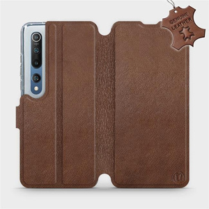 Phone Case Xiaomi Mi 10 - Design Brown Leather