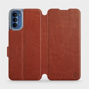 Etui do Motorola Moto G41 - wzór Brown&Gray