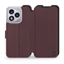 Phone Case Huawei Honor 400 Lite - Design Burgundy with Black