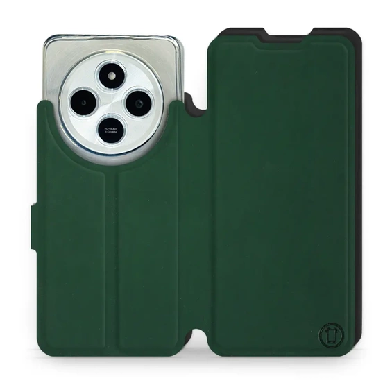 Etui Soft Touch do Xiaomi Redmi 14C - wzór Miejska zieleń z czernią