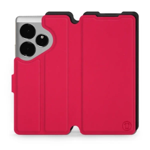 Hülle für Realme GT 6 - Farbe Rot mit Schwarz