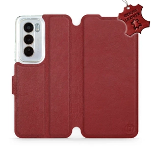 Hülle für OPPO Reno 12 5G - Farbe Dark Red Leather