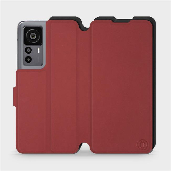 Etui Soft Touch do Xiaomi 12T - wzór Zachodząca czerwień z czernią