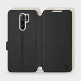 Phone Case Xiaomi Redmi 9 - Design Black with Platinum