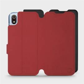Phone Case Xiaomi Redmi 7A - Design Dark Red with Black