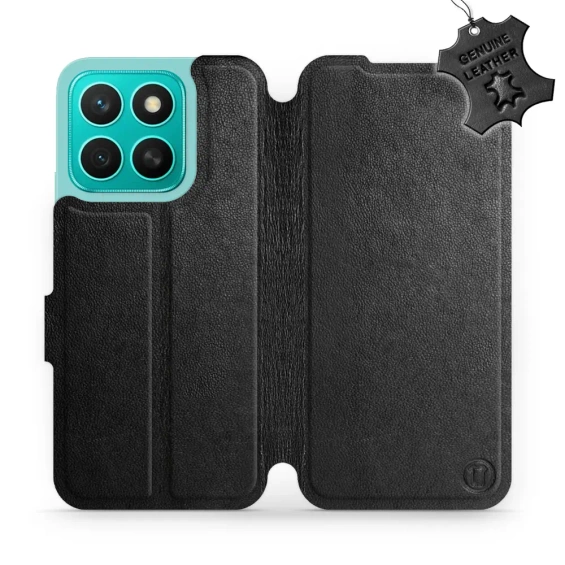 Hülle für Huawei Honor X8c - Farbe Black Leather