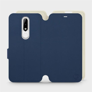 Phone Case Nokia 5.1 Plus - Design Navy with Platinum