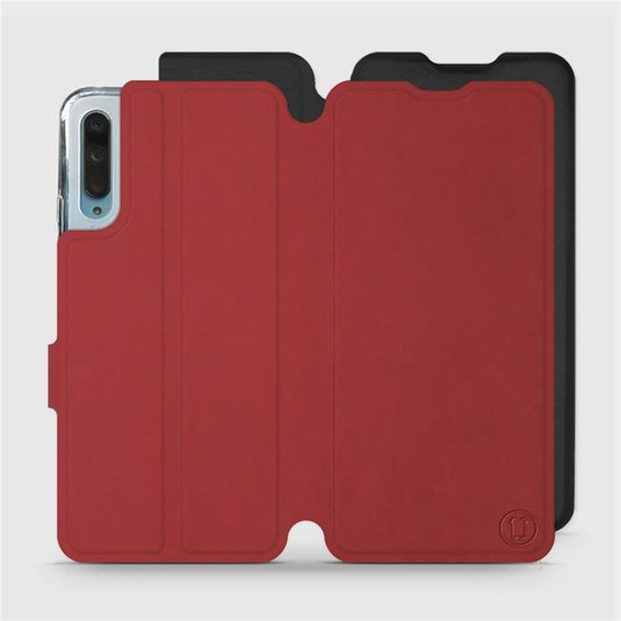 Phone Case Huawei P Smart Pro - Design Dark Red with Black