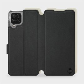 Hülle für Samsung Galaxy A22 4G - Farbe Schwarz mit Platin