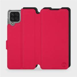 Hülle für Samsung Galaxy M22 - Farbe Rot mit Schwarz