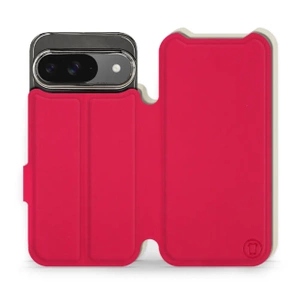 Phone Case Google Pixel 9 - Design Red with Platinum