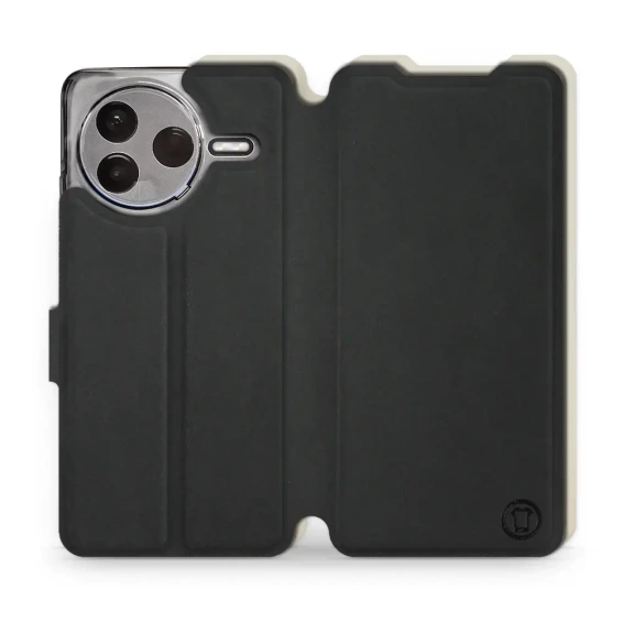 Phone Case Xiaomi POCO F7 Pro 5G - Design Black with Platinum