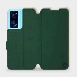 Phone Case OPPO A57s - Design Green with Platinum