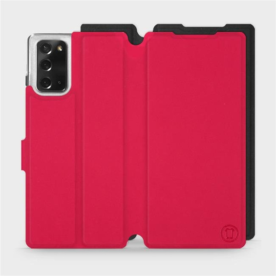 Etui Soft Touch do Samsung Galaxy Note 20 - wzór Żywa czerwień z czernią