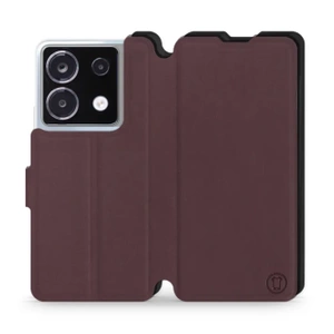 Phone Case Xiaomi POCO X6 - Design Burgundy with Black