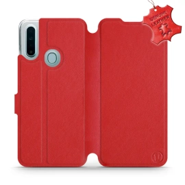 Phone Case OPPO A31 - Design Red Leather