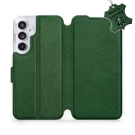 Phone Case Samsung Galaxy A55 5G - Design Green Leather