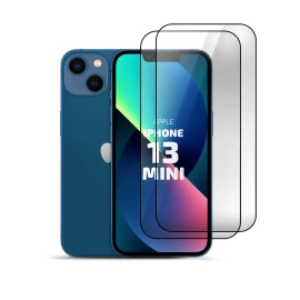 2-Pack Tempered Glass Clear for Apple iPhone 13 mini