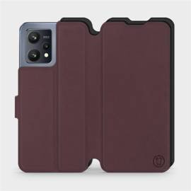 Phone Case Realme 9 - Design Burgundy with Black