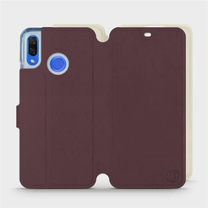 Phone Case Huawei Nova 3 - Design Burgundy with Platinum