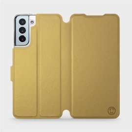 Phone Case Samsung Galaxy S21 Plus - Design Gold&Orange