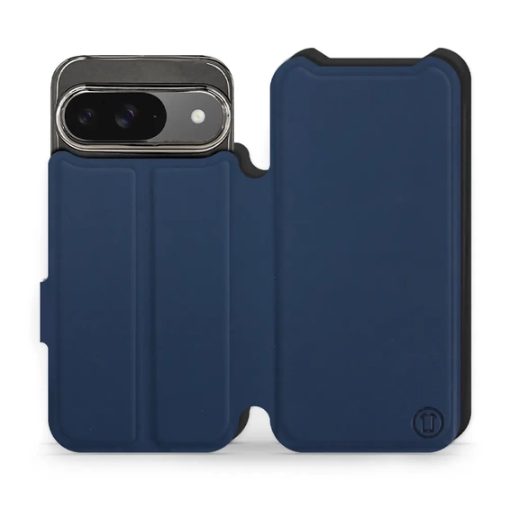 Etui Soft Touch do Google Pixel 9 - wzór Głęboki granat z czernią