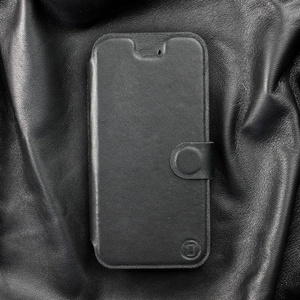 Phone Case Nokia 6.2 - Design Black Leather
