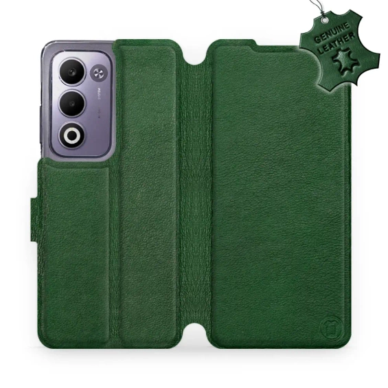 Phone Case OPPO A5m - Design Green Leather