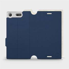Phone Case Sony Xperia XZ1 Compact - Design Navy with Platinum