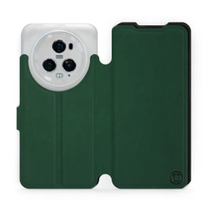 Etui Soft Touch do Huawei Honor Magic5 Pro 5G - wzór Miejska zieleń z czernią