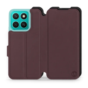 Phone Case Huawei Honor X8c - Design Burgundy with Black