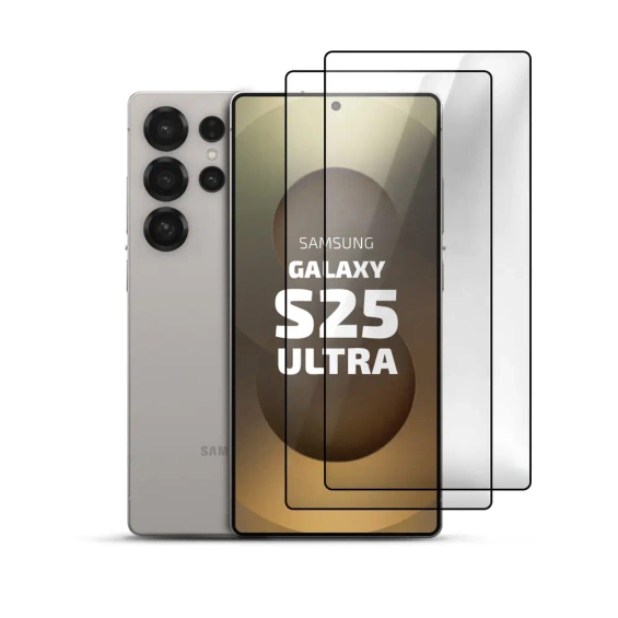 2er Set Panzerglas Clear für Samsung Galaxy S25 Ultra