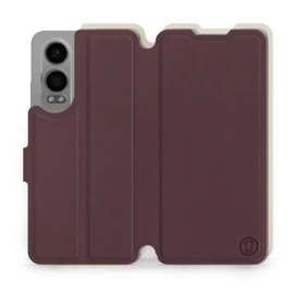 Phone Case OnePlus Nord CE 4 Lite - Design Burgundy with Platinum