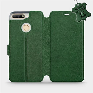 Phone Case Huawei Honor 7A - Design Green Leather