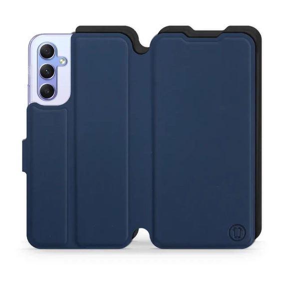 Phone Case Samsung Galaxy A34 5G - Design Navy with Black