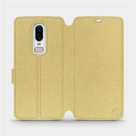 Phone Case OnePlus 6 A6000 - Design Gold&Gray