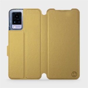 Etui do Vivo V21 5G - wzór Gold&Gray