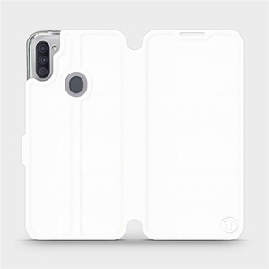 Phone Case Samsung Galaxy M11 - Design White&Gray