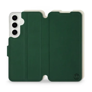 Phone Case Samsung Galaxy S24 Plus - Design Green with Platinum